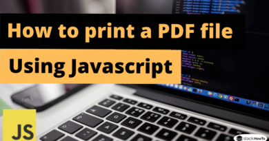 How to print a PDF file using Javascript