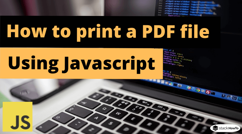 How to print a PDF file using Javascript