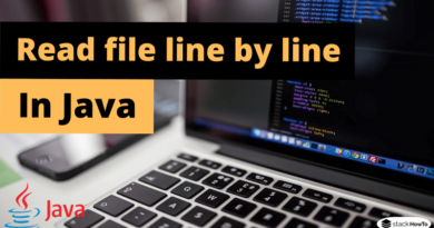 How to read file line by line in Java