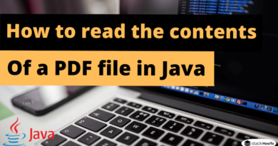 How to read the contents of a PDF file in Java