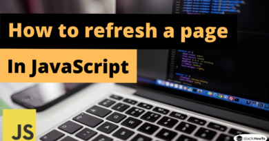 How to refresh a page in Javascript