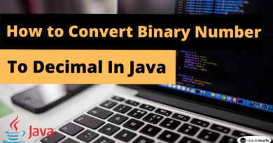 Java Program to Convert Binary Number to Decimal