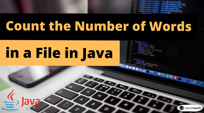 java program to count number of words in a file