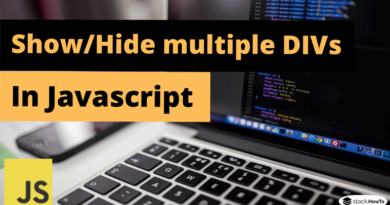 Show Hide multiple DIVs in Javascript