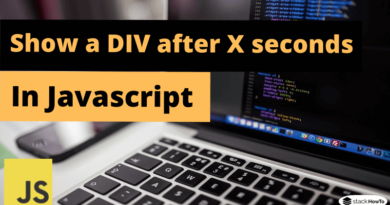 Show a DIV after X seconds in Javascript