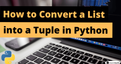 How to Convert a List into a Tuple in Python