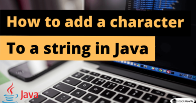 How to add a character to a string in Java