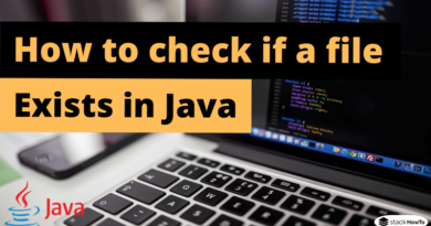 How to check if a file exists in Java