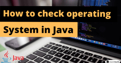 How to check operating system in Java