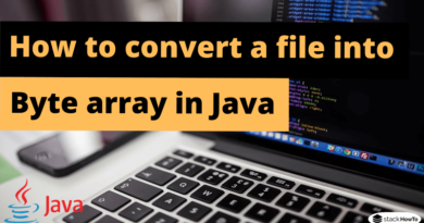 How to convert a file into byte array in Java