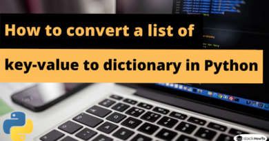 How to convert a list of key-value pairs to dictionary Python