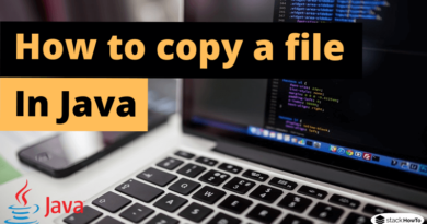 How to copy a file in Java