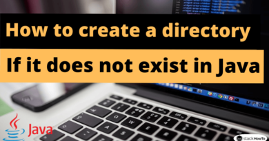 How to create a directory if it does not exist in Java