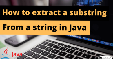 How to extract a substring from a string in Java