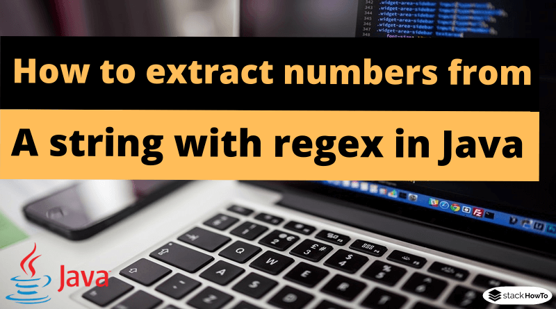 How to extract numbers from a string with regex in Java