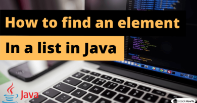 How to find an element in a list in Java