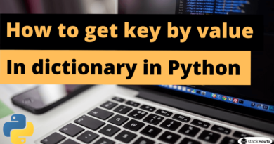 How to get key by value in dictionary in Python