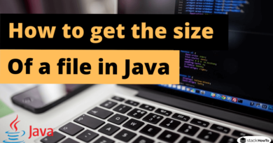 How to get the size of a file in Java