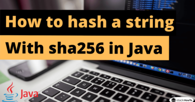 How to hash a string with sha256 in Java