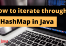 How to iterate through a HashMap in Java