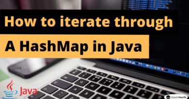 How to iterate through a HashMap in Java