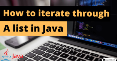 How to iterate through a list in Java