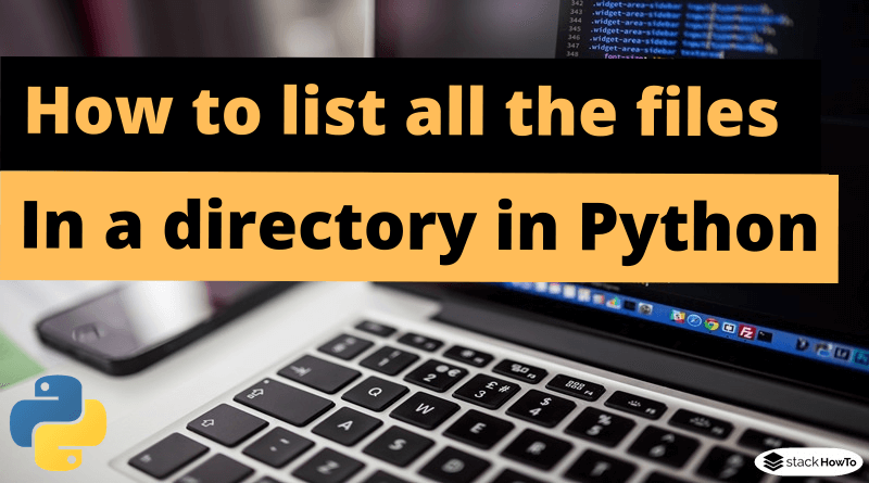 How to list all the files in a directory in Python