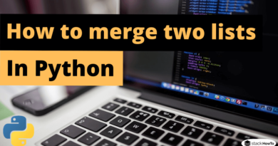 How to merge two lists in Python