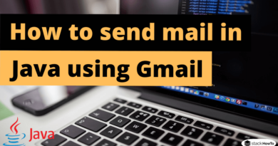 How to send mail in Java using Gmail