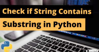 Python - Check if String Contains Substring