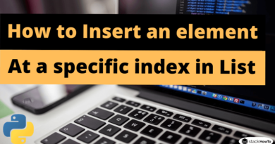 Python - How to Insert an element at a specific index in List
