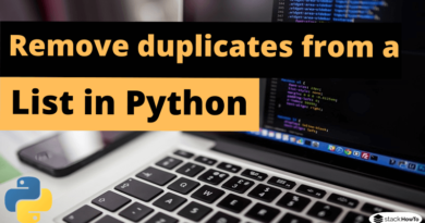 Python - Remove duplicates from a list