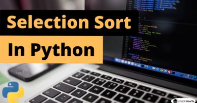 Selection Sort in Python