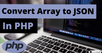 Convert Array to JSON in PHP