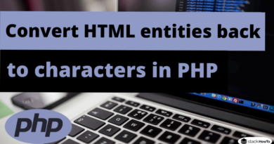 Convert HTML entities back to characters - PHP