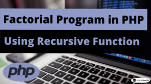 php recursive function factorial