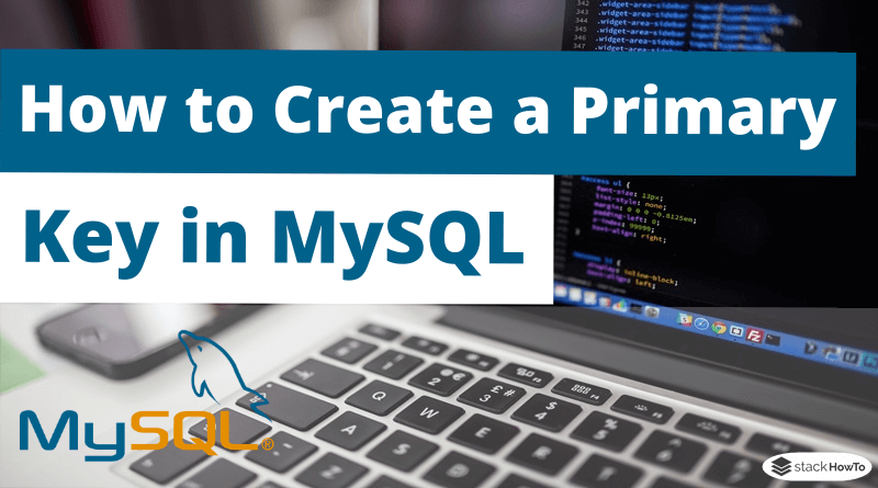 mysql create table primary key