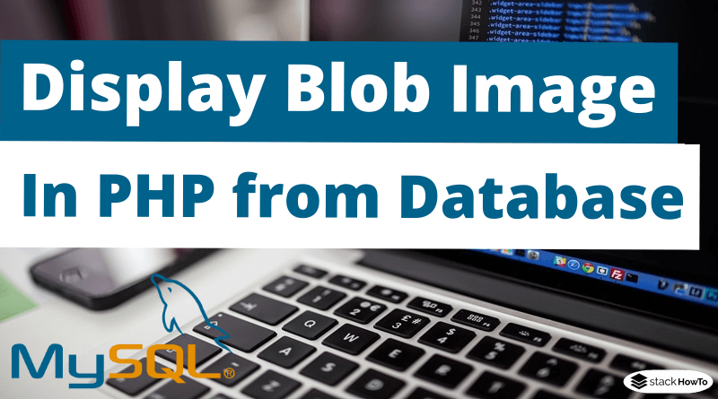 how to display blob image in php