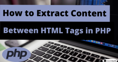 How to Extract Content Between HTML Tags in PHP