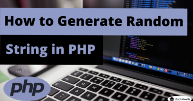 How to Generate Random String in PHP