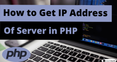 How to Get IP Address of Server in PHP