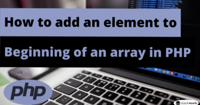 How to add an element to the beginning of an array in PHP