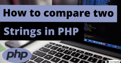 How to compare two strings in PHP