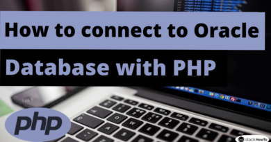 How to connect to Oracle database with PHP