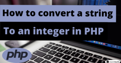 How to convert a string to an integer in PHP