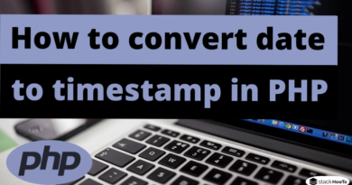 How to convert date to timestamp in PHP