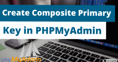 How to create composite primary key in MySQL PHPMyAdmin