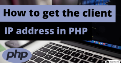 How to get the client IP address in PHP