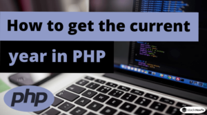 php current year minus 1