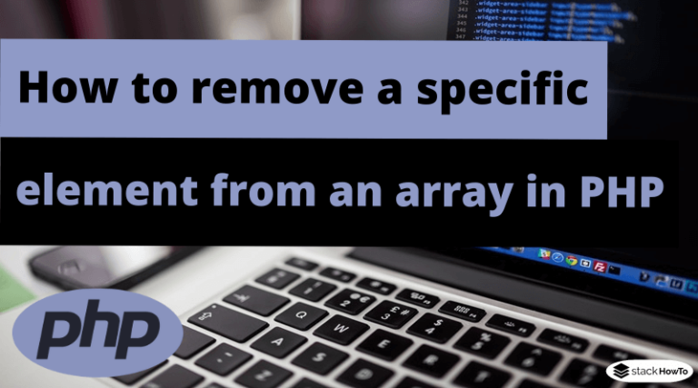 php remove specific item from array